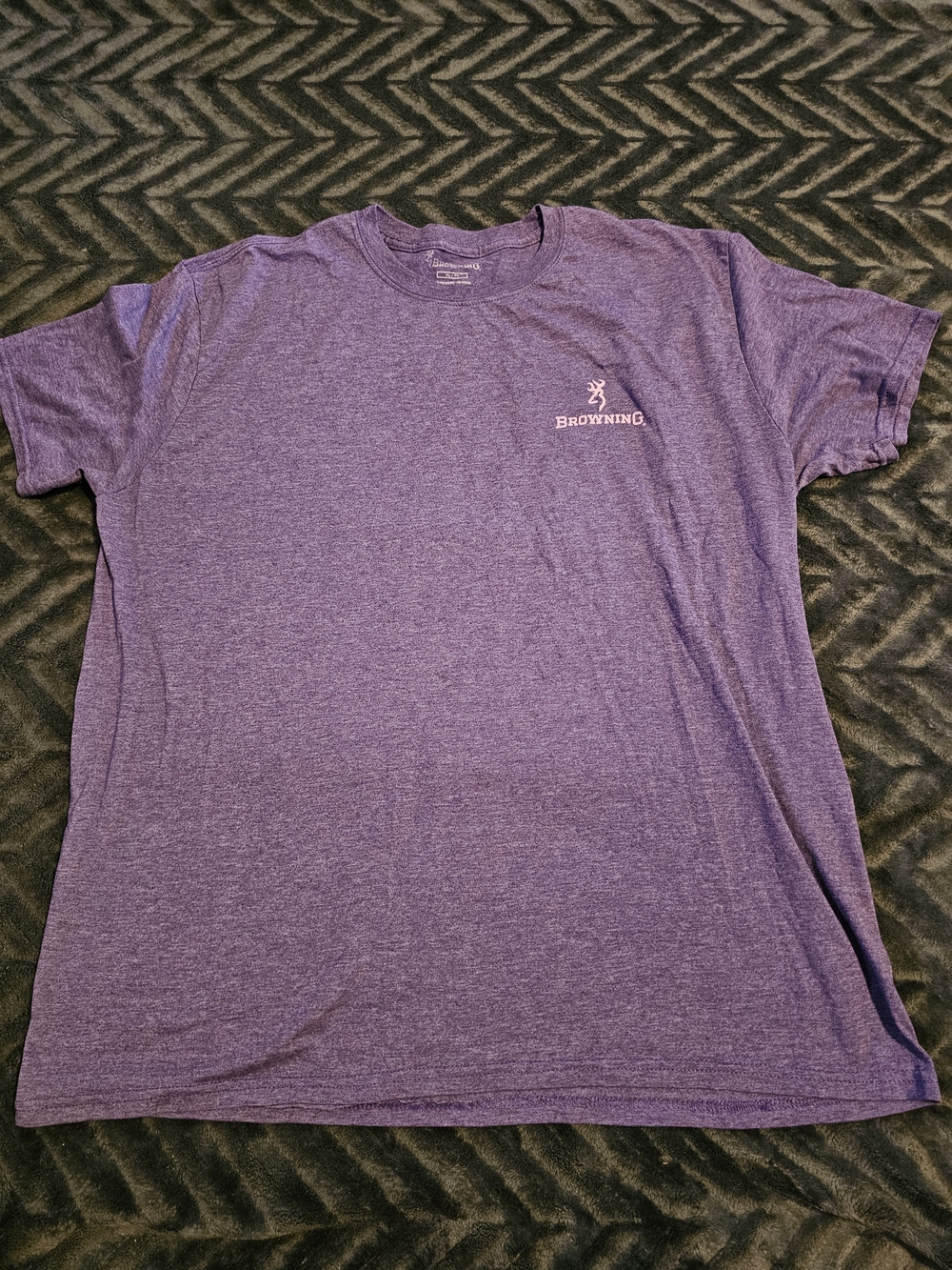 Browning Women’s XL Purple Shoot Like A Girl Performance T-Shirt